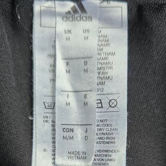 Adidas Tiro 19 Pants Black with White Stripe Size Medium - Picture 8 of 10